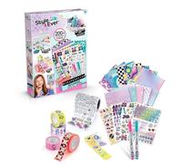Kit de scrapbooking, plus de 200 accessoires inclus, des heures de plaisir créatif, scrapbooking et personnalisation de votre carnet préféré, autocollants, ruban adhésif, pochoirs, possibilités