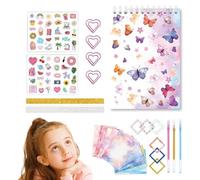 Kit De Scrapbooking Pour Pour Filles - Kit De Scrapbooking Pour Pour Filles, Ensemble De Bricolage | Fournitures De Mémoire Créative | Autocollants Décoratifs Papier Ar