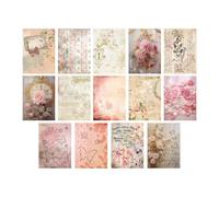 Kit de scrapbooking vintage - Papier papillon 3D pour journal de scrapbooking - Papier de scrapbooking esthétique pour journal, bricolage, journal et d'artiste