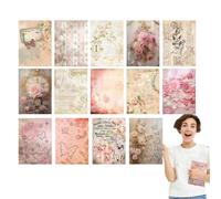 Kit de scrapbooking vintage | Papillons 3D Décoration | Papier de scrapbooking vintage esthétique pour journal indésirable