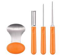 Kit de sculpture de pour sculpter de précision en acier | Couteau à sculpter en forme de citrouille pour travaux manuels, décoration de lanterne, orange