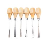 Kit de sculpture sur bois 5/6 Pièces Professionnel Sculpture Sur Bois Ciseaux À Main Outils Ensemble De Travail Du Kit(6PC)