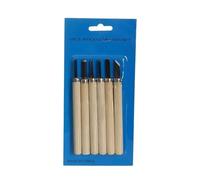 Kit de sculpture sur bois Couteau À Ciseau For Sculpture Sur Bois, Ensemble D'outils Main For La Détaillée De Base, Gouges, Outils For Le Travail Du, Perçage, 3 12 Pièces(6pcs)