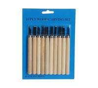 Kit de sculpture sur bois Couteau À Ciseau For Sculpture Sur Bois, Ensemble D'outils Main For La Détaillée De Base, Gouges, Outils For Le Travail Du, Perçage, 3 12 Pièces(10pcs)