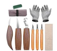 Kit de sculpture sur bois Couteau À Découper Le Bois, Ciseau, Coupe-bois, Ensemble D'outils Main, Épluchage, Sculpture Sur, Cuillère, Coupe-sculpture(Type 2)