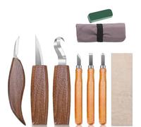 Kit de sculpture sur bois Couteau À Découper Le Bois, Ciseau, Coupe-bois, Ensemble D'outils Main, Épluchage, Sculpture Sur, Cuillère, Coupe-sculpture(Type 3)