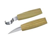 Kit de sculpture sur bois Couteau À Découper Le Bois, Ciseau En Acier Inoxydable, Coupe-bois Tranchant, Ciseaux Gouge, Bricolage, Ensemble D'outils De Sculpture Sur(2pcs)