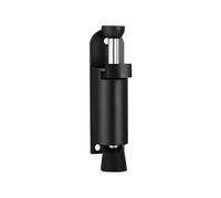 Kit de sécurité for porte télescopique, cale à ressort en métal, position réglable avec frein pied, cales protection murale, outils for la maison(Black,Large)