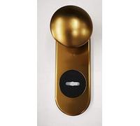 Kit de sécurité plaque + bouton diamètre 65 mm. En aluminium bronze F4 simple pour porte blindée Q8 trou double carte 1 pièce