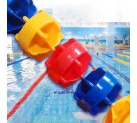 Kit de sécurité pour piscine pré-assemblé avec ligne de séparation et flotteurs, corde de séparation en nylon de 7 m, flotteurs de marquage de couloir de nage pour la sécurité de la piscine,