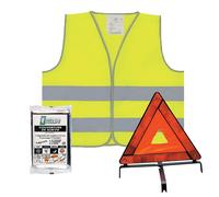 Kit de sécurité voiture Esculape (triangle + gilet + couverture)