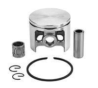 Kit de segments de piston 50 mm de remplacement durable haute performance pour tronçonneuse spéciale 266 XP 268 comprenant un roulement à aiguilles d'axe de piston et des circlips