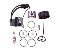 Kit de Segments de Piston de 35 mm et Bobine d'allumage magnéto, Bougie d'allumage, Bouchon de réservoir de Carburant, pièces de Moteur à 4 Temps GX25 GX 25 des pièces de Rechange