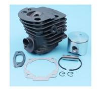 Kit de Segments de Piston de Cylindre de 45 mm, axe de 10 mm avec Joints, adapté aux tronçonneuses 51/55, Assemblage plaqué n° 503168301, 503 16 83-01