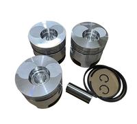 Kit de Segments de Piston et d'anneaux élastiques for Moteurs Diesel 186F et 186FA, 186F+0,25/186F+0,50, 186FA+0,25 et 186FA+0,5, pièces de Micro-motoculteur(186F Enlarge 0.50)