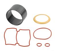 Kit de segments de piston pour pompe à compresseur d'air silencieuse 550 W | Ajustement précis de 63,5 mm, construction en acier, résistant à la rouille, prolonge la durée de vie de la pompe, facile