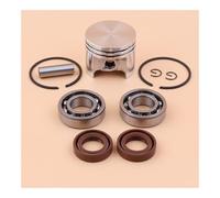 Kit de Segments Piston 37 mm avec Joint d'huile Vilebrequin for tronçonneuse 017 MS170 MS 170 - Axe 8