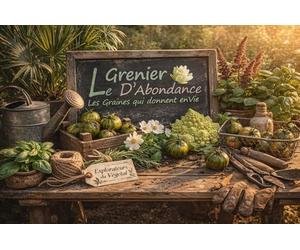 Kit de Senteurs & Merveilles - Semences à semer Le Grenier d’Abondance - Potager sensoriel, fleurs & aromatiques