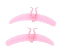 Kit de séparateur de cils, 1 Pai séparateur d'extension de cils réutilisable lavable séparateur de greffage de cils aide à l'extension de cils réutilisable pour les techniciens de (Rose Red)