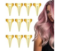Kit de séparation de cheveux - 6 x 6 x 2 cm en métal avec anneaux réglables et - Style de précision - Outil multifonction pour boucler le tressage | Accessoire de coiffure professionnel
