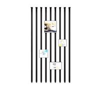 Kit de séparation du sol au plafond, hauteur réglable pour mur, design sans perçage, 155 cm / 61in de haut, séparateur d'espace parfait pour la maison et le bureau