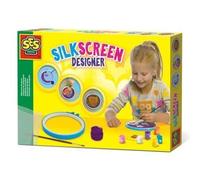 Kit de sérigraphie SES CREATIVE pour enfant - Crée tes propres imprimés sur t-shirts et sacs - A partir de 6 ans