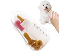 Kit de seringue de médicament pour chien - Tête en silicone naturel pour chiot | Seringues douces | Outil de biberon pour chatons, chatons, chatons et animaux de compagnie de petite et moyenne taille