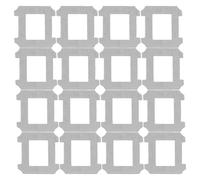Kit de serpillère lavable de rechange compatible avec Dreame C1, C1 Station, accessoires de robot de nettoyage de fenêtres, chiffon de nettoyage, comprend 16 chiffons