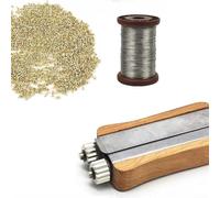 Kit de serrage de cadre en acier inoxydable pour ruche avec œillets en cuivre et fil d'acier tendeur pour une utilisation fiable