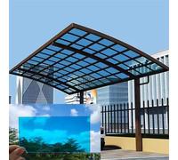 Kit de serre en polycarbonate résistant aux UV, facile à couper, idéal pour terrasses et cloisons, 0,8 x 3 m, panneaux durables pour jardinage extérieur