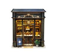 Kit de serre-livres créatif 3D à monter soi-même, bibliothèque, café, diorama miniature pour salon, bibliothèque, décoration pour adultes