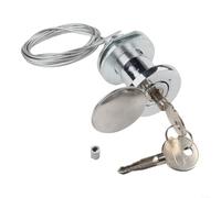 Kit de serrure à dégagement rapide pour porte de garage - Déconnexion en fil d'acier robuste pour portes de garage résidentielles, compatible avec la plupart des marques, comprend 2 clés