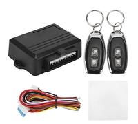 Kit de Serrure de Porte Centrale à Distance, 433.92MHz 12V Serrure de Porte de Voiture Universelle Déverrouiller le Système D'entrée sans u Véhicule Kit Central à Distance