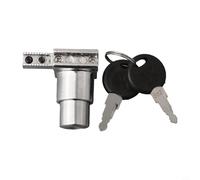 Kit de serrure de porte coulissante en verre, 4 serrures, 8 clés, compatible avec une épaisseur de verre de 5 mm à 8 mm pour vitrines, terrariums, comptoirs (1 pièce)