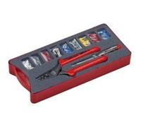 Kit de sertissage NWS 143-BIS 152 pièces pour embouts de câble 0.5 à 16 mm² assortiment dembouts inclus, testeur de tension inclus G