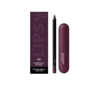 Kit de sérum pour les lèvres 15 ml et crayon contour des lèvres 1,2 g, kit de maquillage tout-en-un, au collagène, pour lèvres sèches, waterproof (D)