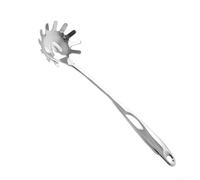 Kit de service 2 pièces en acier inoxydable comprenant une cuillère à farine et une pince à pâtes pour une portion constante et une réduction du désordre