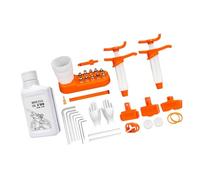 Kit De Service D'huile Minérale De Purge De Frein Hydraulique De Vélo Pour Vélos De Route De Montagne Disque Ensemble De Purge D'huile Minérale À Disque Professionnel Kits De Purge De Vélo De Montagne