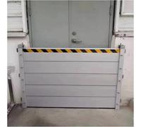 Kit De Seuil De Barrière Anti-Inondation pour Porte De Garage De 20, 40, 60, 80 Et 100 Cm De Haut, Remplacement De Barrage d'eau Réutilisable pour Porte De sous-Sol/-H 4ft/120cm-L 140cm(4.6ft)