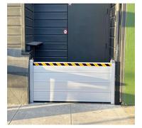 Kit De Seuil De Barrière Anti-Inondation pour Porte De Garage De 20, 40, 60, 80 Et 100 Cm De Haut, Remplacement De Barrage d'eau Réutilisable pour Porte De sous-Sol/-H 2.6ft/80cm-L 80cm(2.6ft)