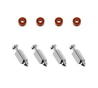 Kit de Siège D'aiguille de Valve de Carburateur Valve à Pointeau de Flotteur pour 398188 Moteur Tondeuse à Gazon