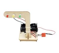 Kit de signalisation de la circulation pédagogique - Toy de l'expérience de lumière scientifique, panneau de jeu de la route réaliste | Kit d'éducation Diys STEM, Creative Simulation Stop Light for Ki