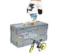 Kit de skateboard pour doigts - Jouet de diapason avec accessoires | Kit de skateboard pour doigts, kit portable pour parc de patinage avec doigts, accessoires d'entraînement pour diapason, rampe D