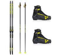 Kit de ski de fond Fischer LS Skate Skating + fixations + chaussures + bâtons (180)