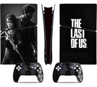 ® Kit de Skins Extra-résistants pour PlayStation 5 (PS5) Slim Disc et Slim Digital Ensemble de Stickers vinyles Mats pour Console et 2 manettes \u2013 pour Last of Us Design