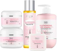 Kit de soin de la peau, avantage glutathion, vitamine C éclaircissante, kit 5 en 1