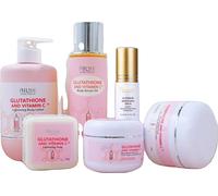 Kit de soin de la peau, avantage glutathion, vitamine C éclaircissante, kit 6 en 1