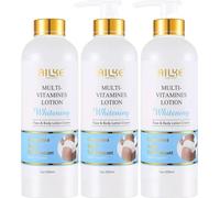 Kit de soin de la peau, éclaircissant, hydratant, 3 bouteilles de lotion