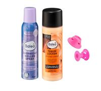 Kit de soin des boucles 3 pièces - Overnight Wave Spray 150 ml + Styling Cream Traumlocken 150 ml + Rouleau à cheveux en silicone - Coiffage doux et boucles parfaites sans chaleur