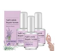 Kit De Soin Des Ongles 3 Jours à Kératine Aux Acides Aminés, 16 ml Vernis Durcisseur Ongle Extra Fort, 2 ml Stylo Repousse-Cuticules à L'huile, 3 Days Nail Care, Pour Soin De Manucure (3*Serum)